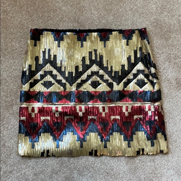 Sequin mini skirt - Picture 1 of 3